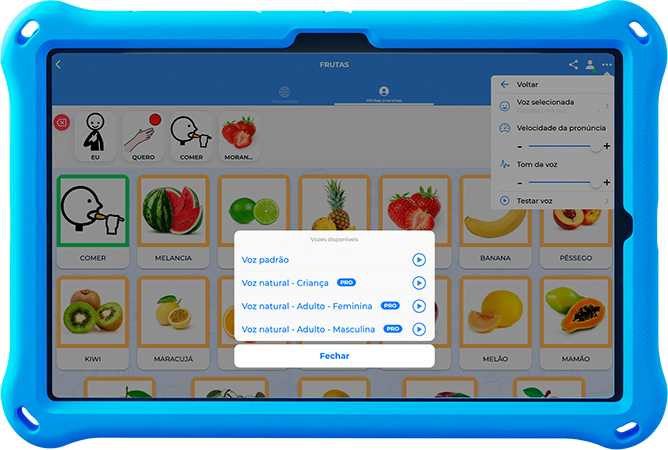 Tablet Expressia - Vozes